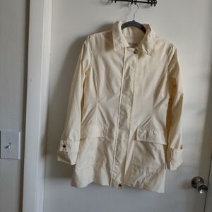 Banana Republic Women's Off-White Raincoat
